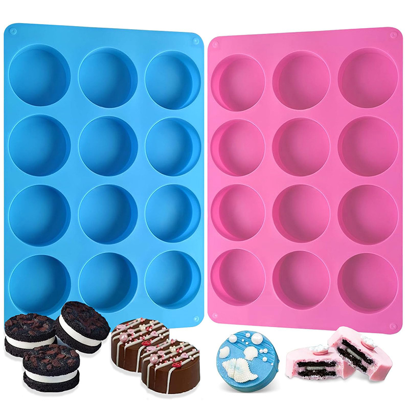 Soap Mold Silicone Loaf - Круглые силиконовые формы на 12 ячеек
