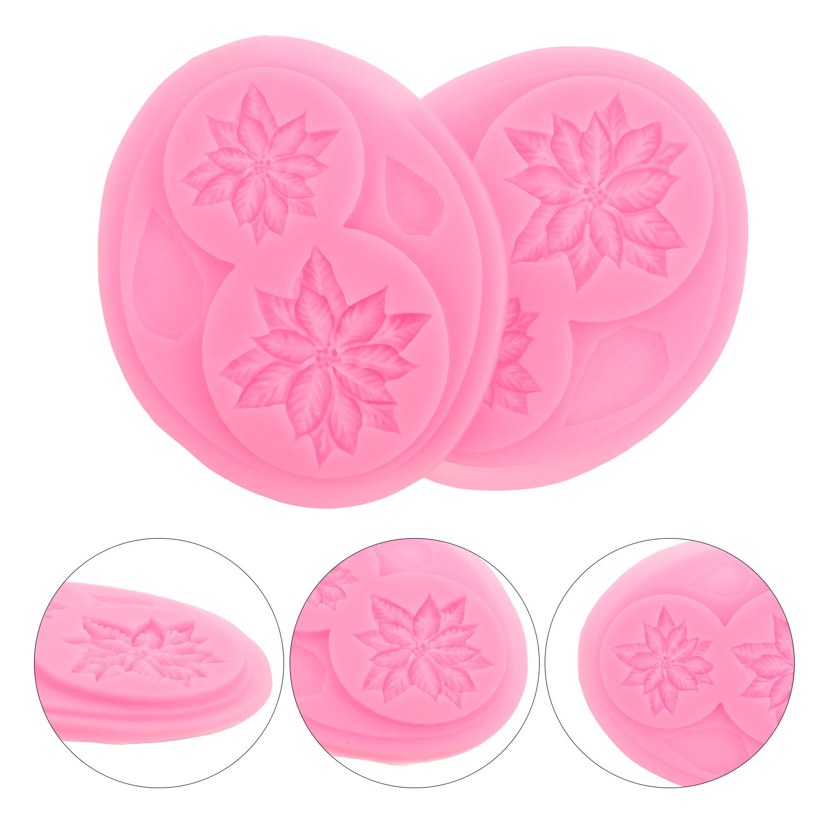 Soap Making Molds - 2 шт. силиконовых форм с цветочным