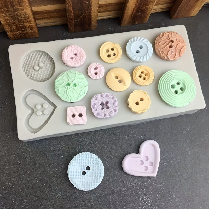 Soap Making Bar - Силиконовая форма для пуговиц, силиконовая форма