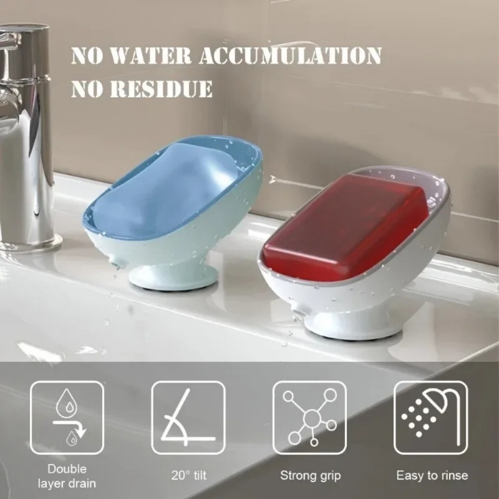 Soap Dish Draining - 1 шт. Суперпрочная мыльница на присоске