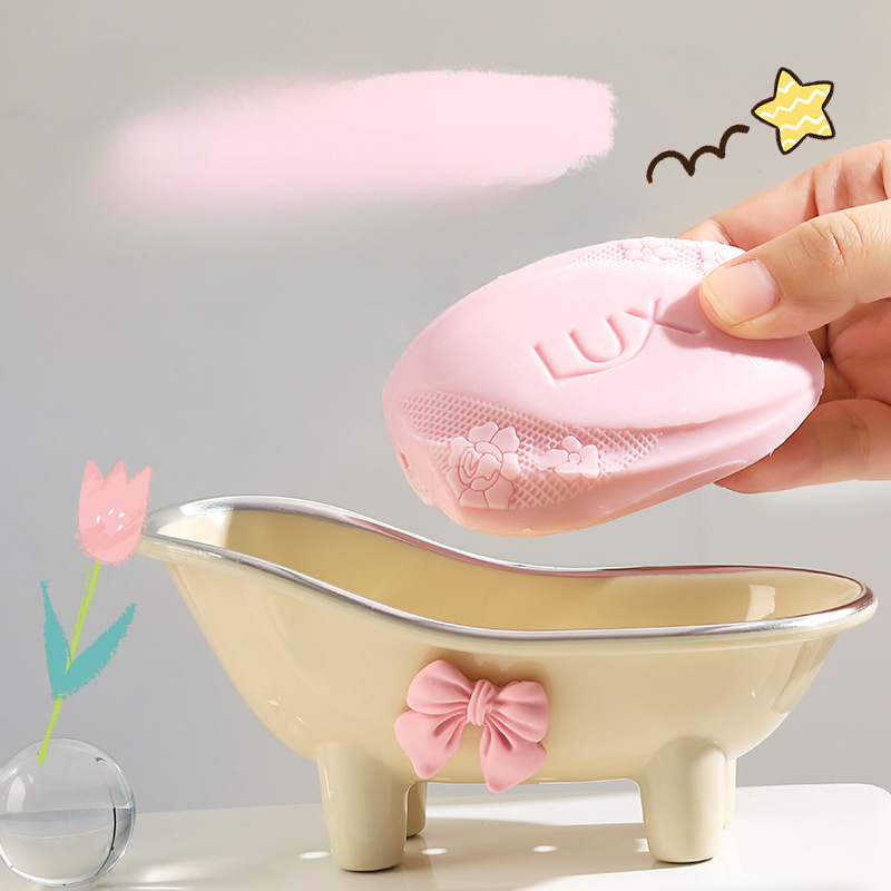 Soap Dish Draining - Милая пластиковая мыльница для ванной -