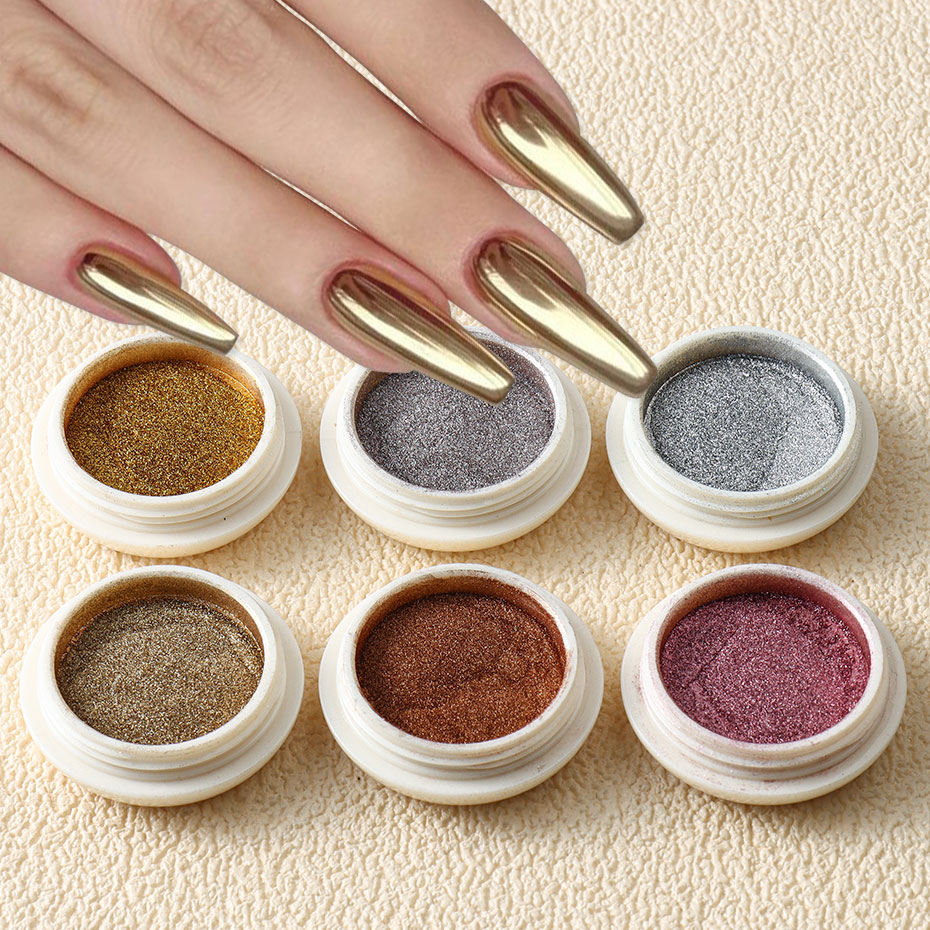 6 шт., золотой металлик, зерка – обзор и цена Mica Powder Colorant