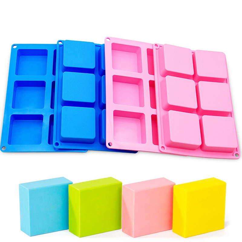 Квадратные формы для мыла 6-гн – обзор и цена Soap Mold Silicone Loaf