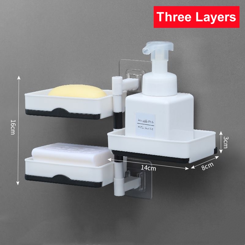 Вращающаяся на 2/3/4 секции мы – обзор и цена Soap Dish Draining