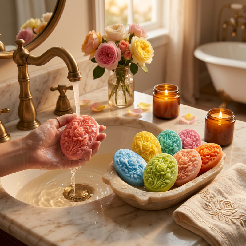 4 силиконовые формы в форме цв – обзор и цена Soap Making Molds
